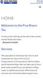 Mobile Screenshot of fiveriverstax.com